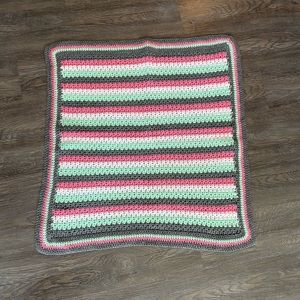Handmade crochet baby blanket
